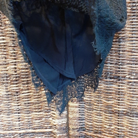 Free People Intimately She's Got It Lace Romper Black XS Boho Fairy Whimsigoth - Picture 6 of 6